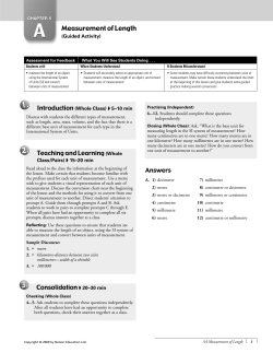 Measurement of Length