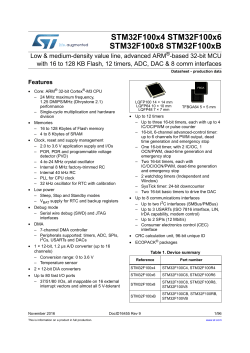 Datasheet - STMicroelectronics