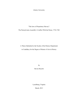 The Jaws of Proprietary Slavery