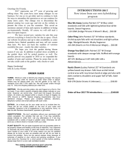 Printable Catalog - Napa Country Iris Garden