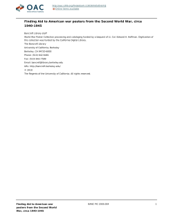 American war posters from the Second World War