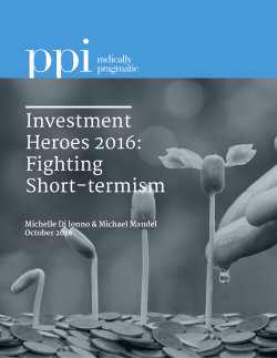Investment Heroes 2016: Fighting Short-termism