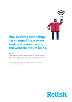 How evolving technology has changed the way we work