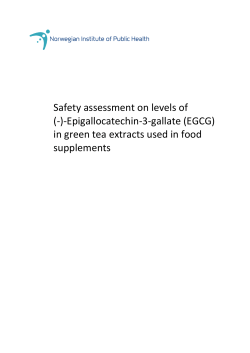 Safety assessment on levels of