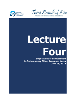 Implications of Confucianism in Contemporary China, Japan and