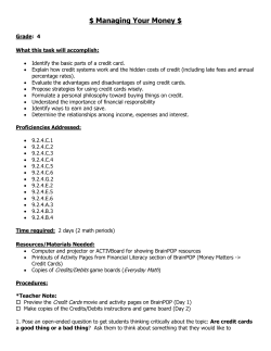 Financial Literacy Grade Five