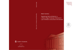 PIRET KOOSA Negotiating faith and identity in a Komi