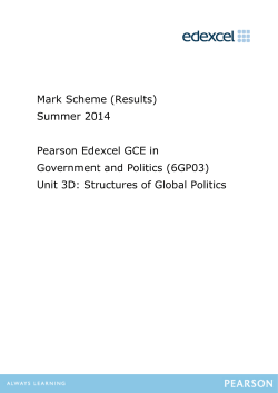 Mark Scheme - Revision World