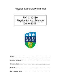 Experiment 2 - University College Dublin