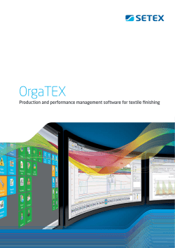 OrgaTEX - SETEX Schermuly textile computer GmbH