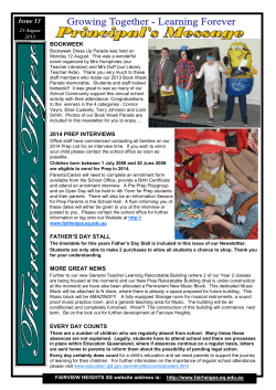 NEWSLETTER AUGUST 23.pub - Fairview Heights State School