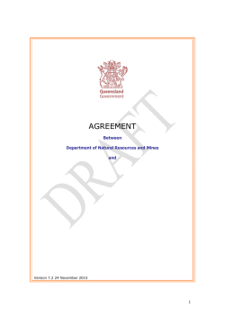 Sample works agreement - Department of Natural Resources and