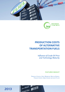 production costs of alternative transportation fuels