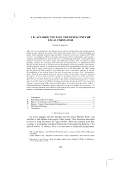 a blast from the past: the resurgence of legal formalism