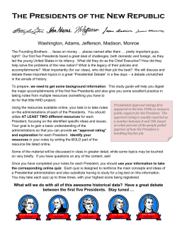 The Presidents of the New Republic