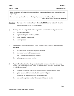 Grade 4 Page 1 Directions: For each of the questions below, choose