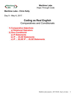 Coding as Real English