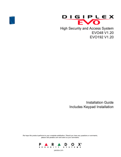 High Security And Access System EVO48 V1.20 20