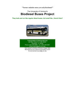 Biodiesel Buses Project