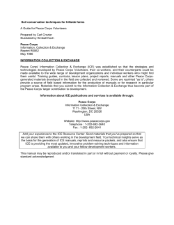 Soil conservation techniques for hillside farms