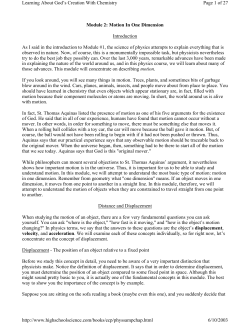 Apologia Physics Sample Module