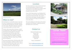 Caban Tawel - Newton East Farm