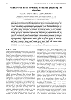 An improved model for tidally modulated grounding