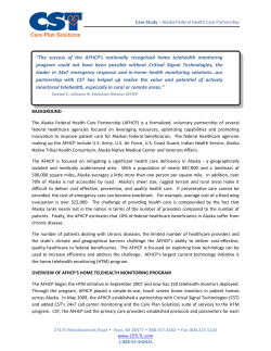 Case Study – Alaska Federal Health Care Partnership