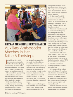 Auxiliary Ambassador Marches in Her Father`s