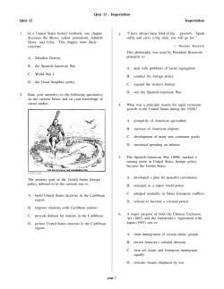 Quiz 12 - Imperialism