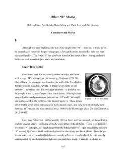 Other &ldquo;B&rdquo; Marks - Society for Historical Archaeology