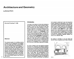 Architecture and Geometry - Institut de Rob&ograve;tica i Inform&agrave;tica industrial