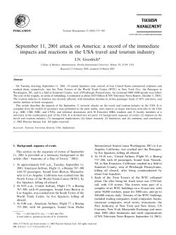 September 11, 2001 attack on America: a record of the immediate