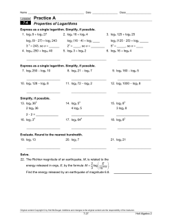 Practice A - morgansmathmarvels
