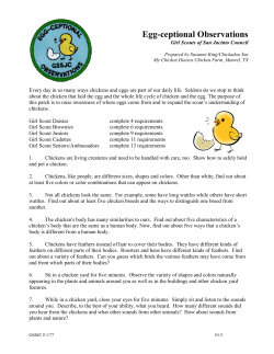 Egg-ceptional Observations - Girl Scouts of San Jacinto