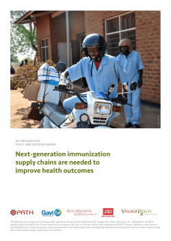 Next-Generation Immunization Supply Chains are Needed to