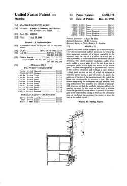 Scaffold mounted hoist