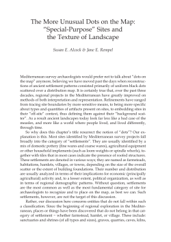 the more unusual Dots on the map: &ldquo;Special-Purpose&rdquo; Sites