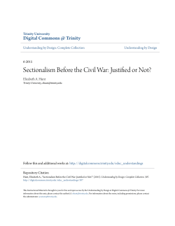 Sectionalism Before the Civil War