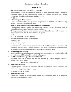 Chemistry Q. Bank