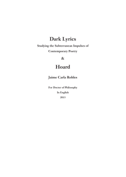 Dark Lyrics Hoard - Open Research Exeter
