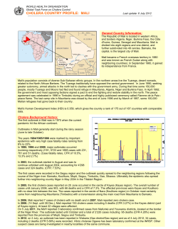 Cholera - World Health Organization
