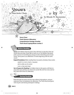 by Rhoda W. Bacmeister by Marchette Chute