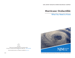 Hurricane Deductible Guide