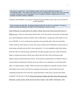 Sample Essay - Trent University