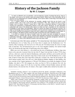 History of the Jackson Family