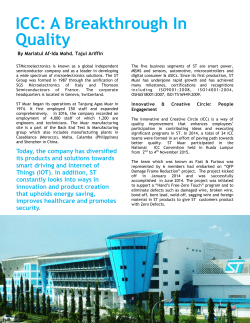 ICC: A Breakthrough In Quality - Malaysia Productivity Corporation