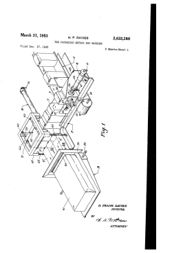 Bag packaging method and machine