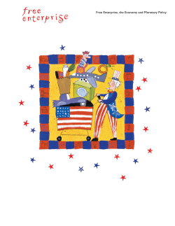 Free enterprise, the economy and monetary policy