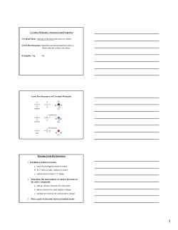 Covalent Molecules: Structures and Properties Covalent bond